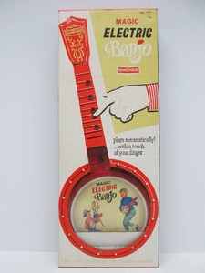 Like-New Vintage Emenee Magic Electric Banjo wOriginal Box &amp Manuals