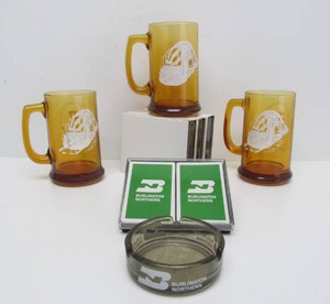 Vintage BURLINGTON NORTHERN Railroad Memorabilia