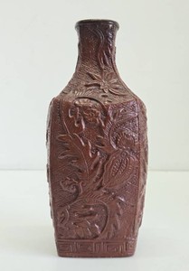 Antique Oriental Lacquer Vase