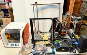 Large Estate Lot of 3D Printers &amp Accessories