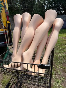 Lot of Vintage Mannequin Legs or Hosiery Displays
