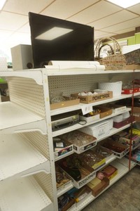 Flatscreen TV, VCR, Collectible Glassware, Other Collectibles