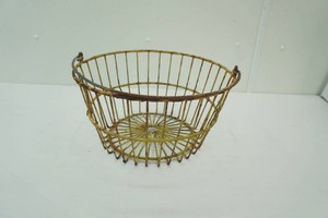 Vintage Wire Egg Basket (7.5 tall)