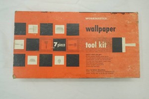 vintage workmaster 7-pieces wallpaper tool kit