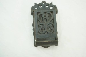 Antique Cast Iron Match Stick Holder