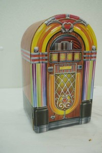 vintage tin Juke Box theme 12 tall