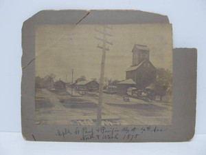 Early Antique 1870s Minneapolis, St. Paul &amp Pacific Railway Photo