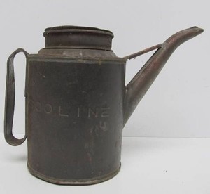 Old Antique SOO LINE Railroad Oil Can&nbsp