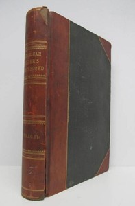 HUGE Antique Hardcover Master Car Builders Wheel Record Book - Chicago St. Paul Mineapolis &amp Omaha Railroad
