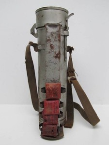 Antique UNION PACIFIC Railroad Signal Flare Carrying Case wFlares