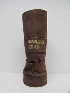 Vintage MILWAUKEE ROAD Railroad Canvas Bag  Case