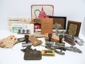 Nice Lot of Old Railroad Memorabilia