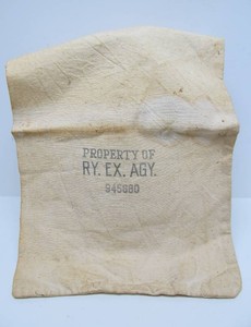 Antique Railway Exchange Agency Canvas Bag
