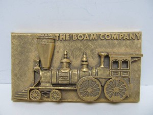 Old Vintage THE BOAM COMPANY Brass or Bronze Plaque