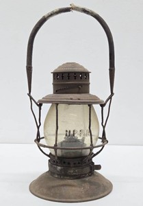 Antique G.T.RY Railroad Lantern