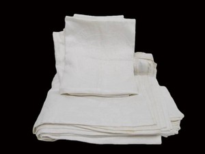 ATLANTIC COAST LINES Railroad Table Setting Set - 17 Cloth Napkins