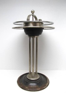 Awesome Large &amp Heavy Old Vintage PULLMAN Train Car Drink Holder &amp Ashtray Stand