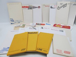Large Collection of Old Vintage Railroad Advertising Notepads