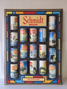 Neat old Vintage SCHMIDT BEER Wildlife Collector Series Advertising Bar Sign