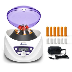 $200 Lab PRP Benchtop Centrifuge Machine, Speed Range from 300-5000RPM, Rotor for 1.5-5mL7mL10mL15mL x6 Tubes, Max. RCF 2600xg Low Speed PRF Benchtop Centrifuge, CEN-001