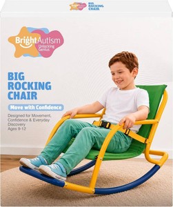 $155 Sensory Rocking Chair for Kids 9-12yrs, Indoor & Outdoor Play  Smooth Rythmic Sensory Rocking Chair for Kids, Supports Focus, Balance & Creativity in Bedrooms, Playrooms & Classrooms