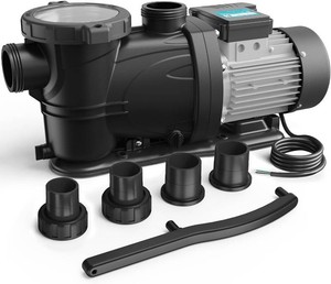 $222 InAbove Ground Pool Pump, Self Primming High Flow (Single Speed, 1.5HP, 7350 GPH, 220V)