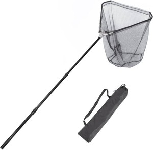 Retractable Long Landing Net - 83 Large Fishing Net Telescoping Handle, 26 Deep. with Storage Bag
