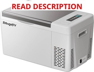 $240 BougeRV 12v refrigerator 23 Quart with Cover, -8 50  Portable Freezer  No Ice Needed, Use as Fridge or Freezer, Fast 15-Min Cool to 32 F, 1224V DC, 110V AC, Electric Cooler for Camping, Road Trip