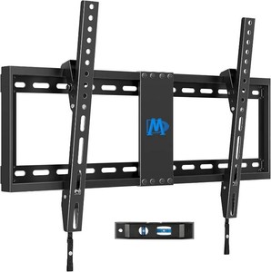 Mounting Dream Tilting TV Wall Mount for Most 37-90 Inch TVs up to 132lbs  Low Profile TV Mount Fits 16, 18, 24 Studs, Max VESA 600x400mm, Wall Mount TV Bracket with Quick Lock & Release, MD2268-LK