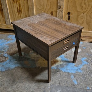 vintahe end table