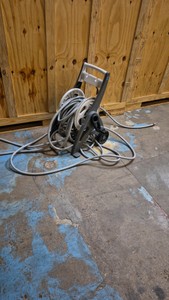 mobile hose reel with hose