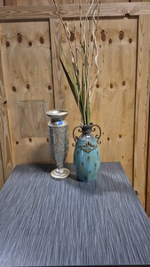 metal decorative vases