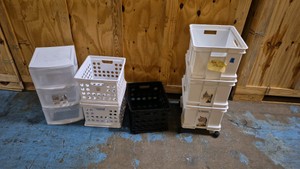 plastic storage items