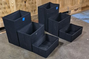 fabric storage bins