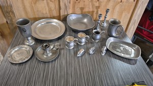 vintage Pewter items