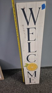 welcome sign