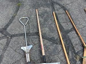Snow Shovel Planting Plug Rake And Shovels