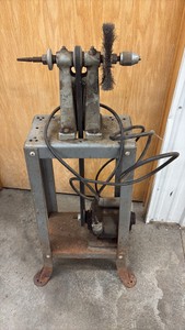 Grinding Wheel Buffer With Motor And Metal Stand Heavy Duty