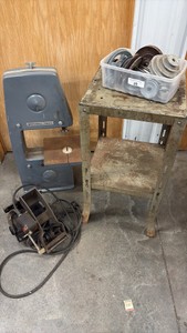 Rockwell Delta Bandsaw With Stand Extra Pulleys And Motor