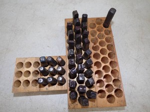 Alphabet and Number Stamps