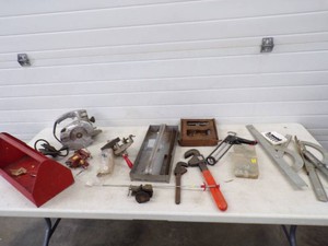 Pipe Wrenchs, Saw, Angle Guides and more