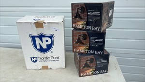 Hampton Bay Wall Lanterns& Air Furnace Filters