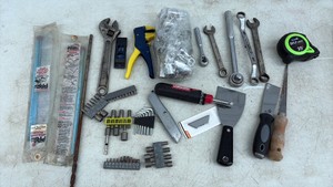 Assorted Sockets Ratchets Tools