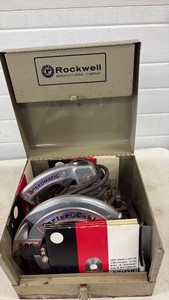 Porter cable circular saw with case