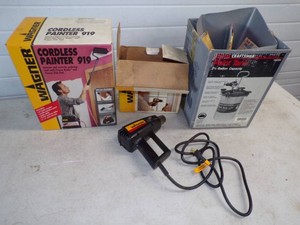 Wagner Cordless Painter, Wagner Paint Remover, Texture hopper