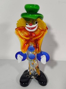 Murano Hand Blown Glass Art Clown