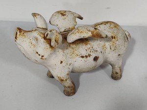 When Pigs Fly Cast Iron Bank