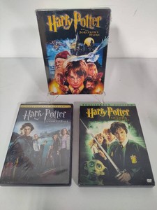 Three Harry Potter DVDs