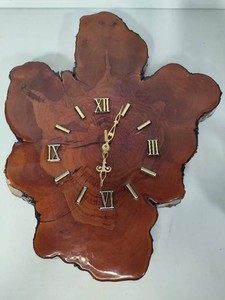 Par Enterprises Cyprus Wood Clock
