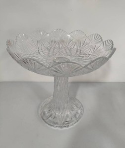 Towles Leaded Crystal Large Pedestal Compote
